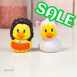 Duckalooz Disney Moana & Pua Pig Rubber Duck Duckie Jeep Ducking Set X2 NWOT